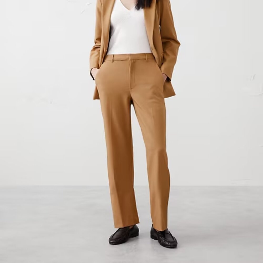 Banana Republic Straight Sculpted Stretch Trouser Plus 18 NWT
